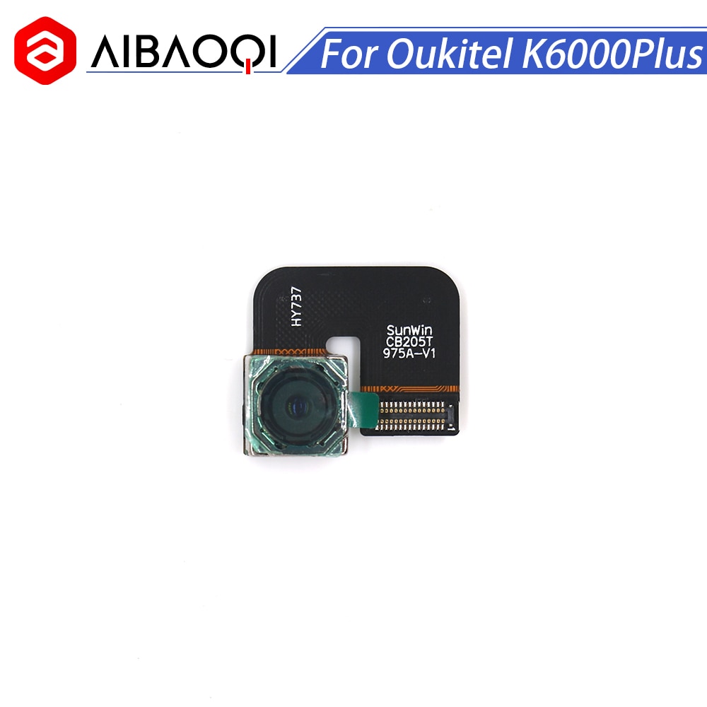 AiBaoQi Originele Oukitel K6000 Plus 16.0MP achteruitrijcamera terug camera reparatie onderdelen vervanging voor Oukitel K6000 Plus telefoon