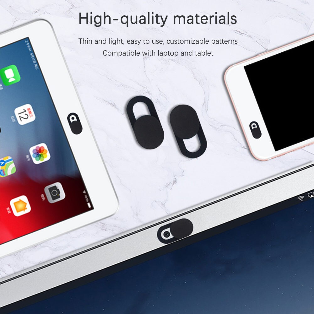 6 Pcs Camera Covers Super Thin Webcam Cover Laptop Camera Cover for PC MacBook Computer iPad Smartphone Echo Spot Tablet Tools