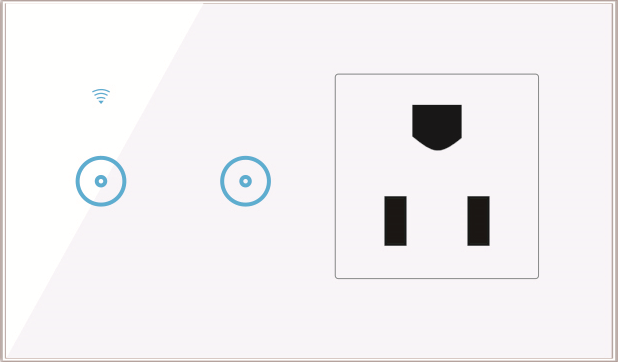 WiFi Smart Light Switch Socket US Standard WiFi Outlet 16A Timer Countdown eWelink Wireless Control Compatible With Alexa IFTTT: 2 gang white