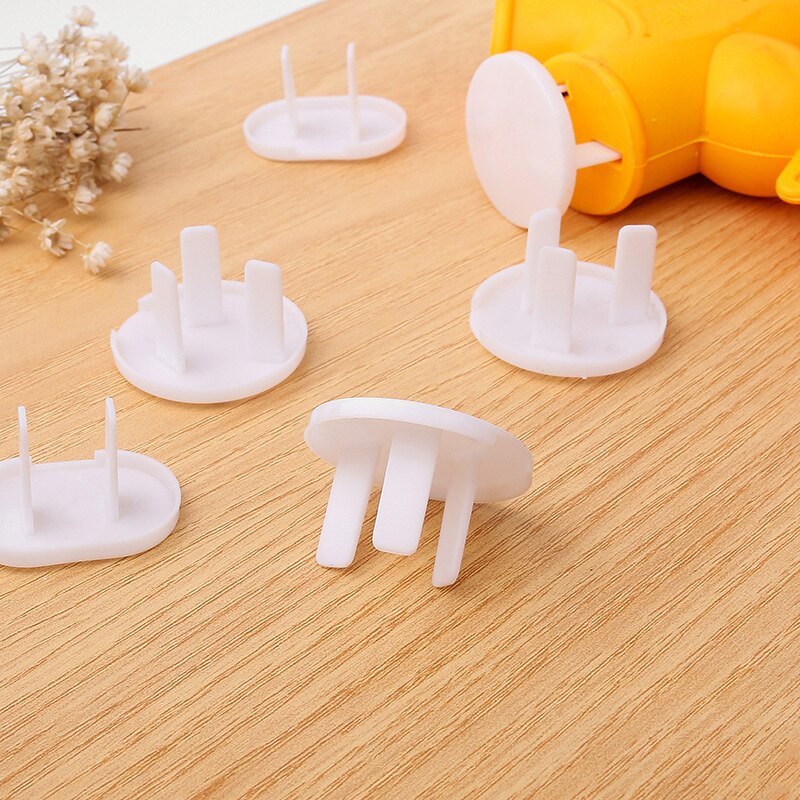10pcs Socket Outlet Mains Plug Cover Baby Child Safety Protector Anti Electric Shock Child Plug Guard Safe Lock home Accessorie