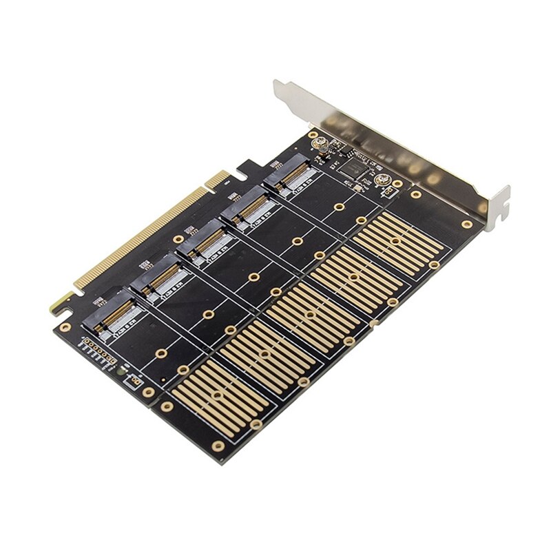 PCIe X16 zu 5 Häfen M.2 NGFF B-Schlüssel SATA 6Gbps Adapter Erweiterung Karte HinzufüGen 5X B-schlüssel SSD oder SATA Festplatte zu Laptop PC