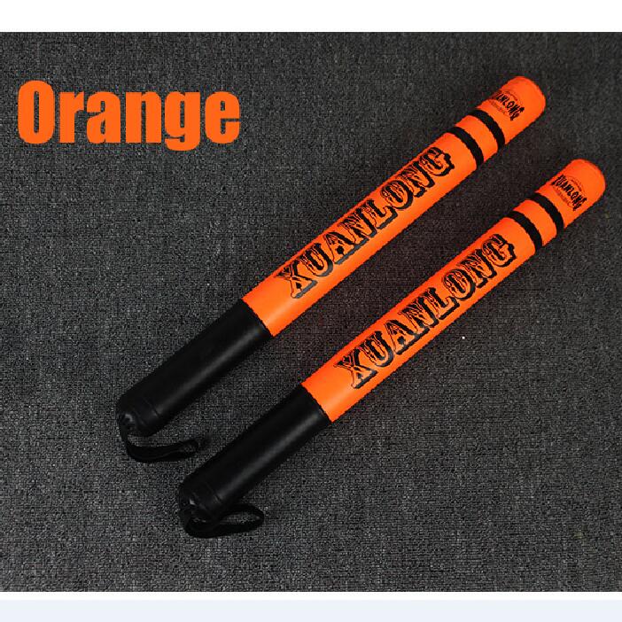 2 st 57cm boxning precisions träningspinnar stansning klubb mål handskar padder mål mma muay thailändska striderna träning verktyg: Orange