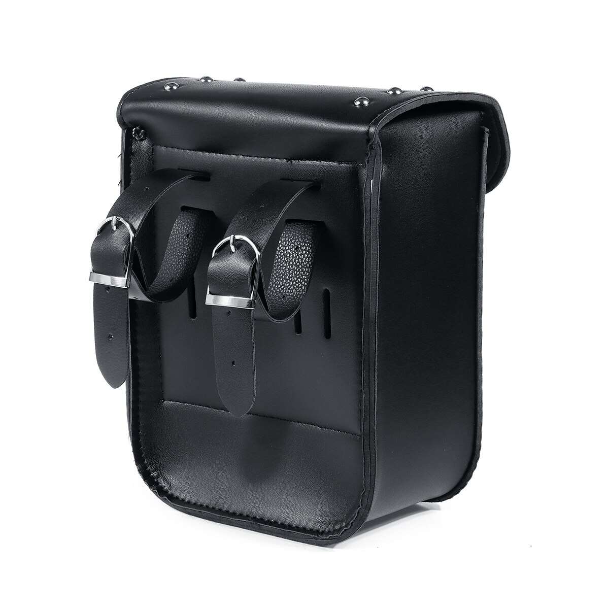 Bolsa de herramientas para motocicleta Softail/Dyna, alforjas de viaje, maletas, equipaje con remaches, Calavera, impermeable, color negro, 1 Juego