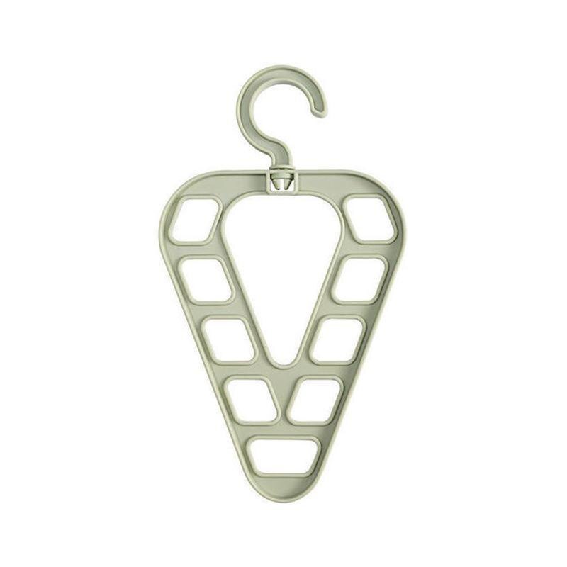 1/2/4pcs Clothes Hanger Tiered Hanger Rack Multifunctional Clothes Hanger For Clothes Home Accessory Clothes Hanger: 4PCS Green