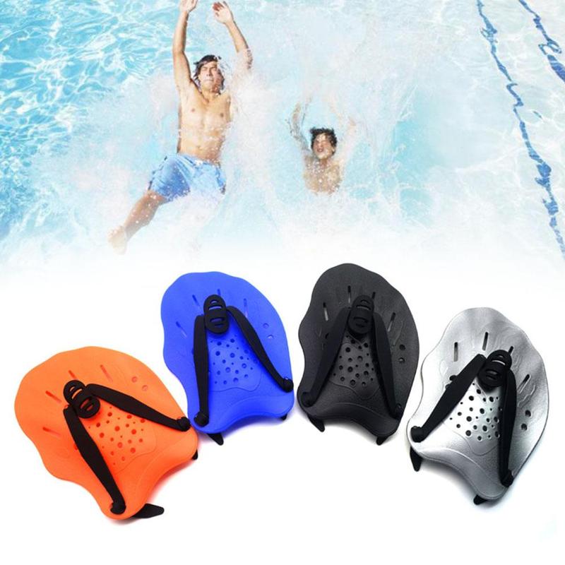 Diving Paddles, Webbed Swimming, Silicone Paddles, Children Adults, Paddle Swimming And Goggles Z7X2