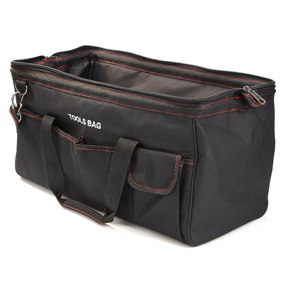 Adjustable Tool Bag Strap Hammers Screwdriver Holder Storage Repair Oxford Waterproof Large Size Metal Frame Port Organizer