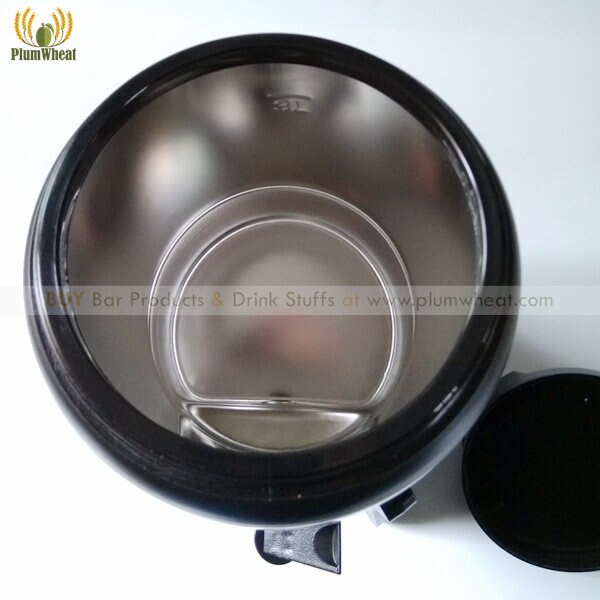 3 Liters Stainless Steel Cylinder Bar Beer Dispenser Barrel BT18