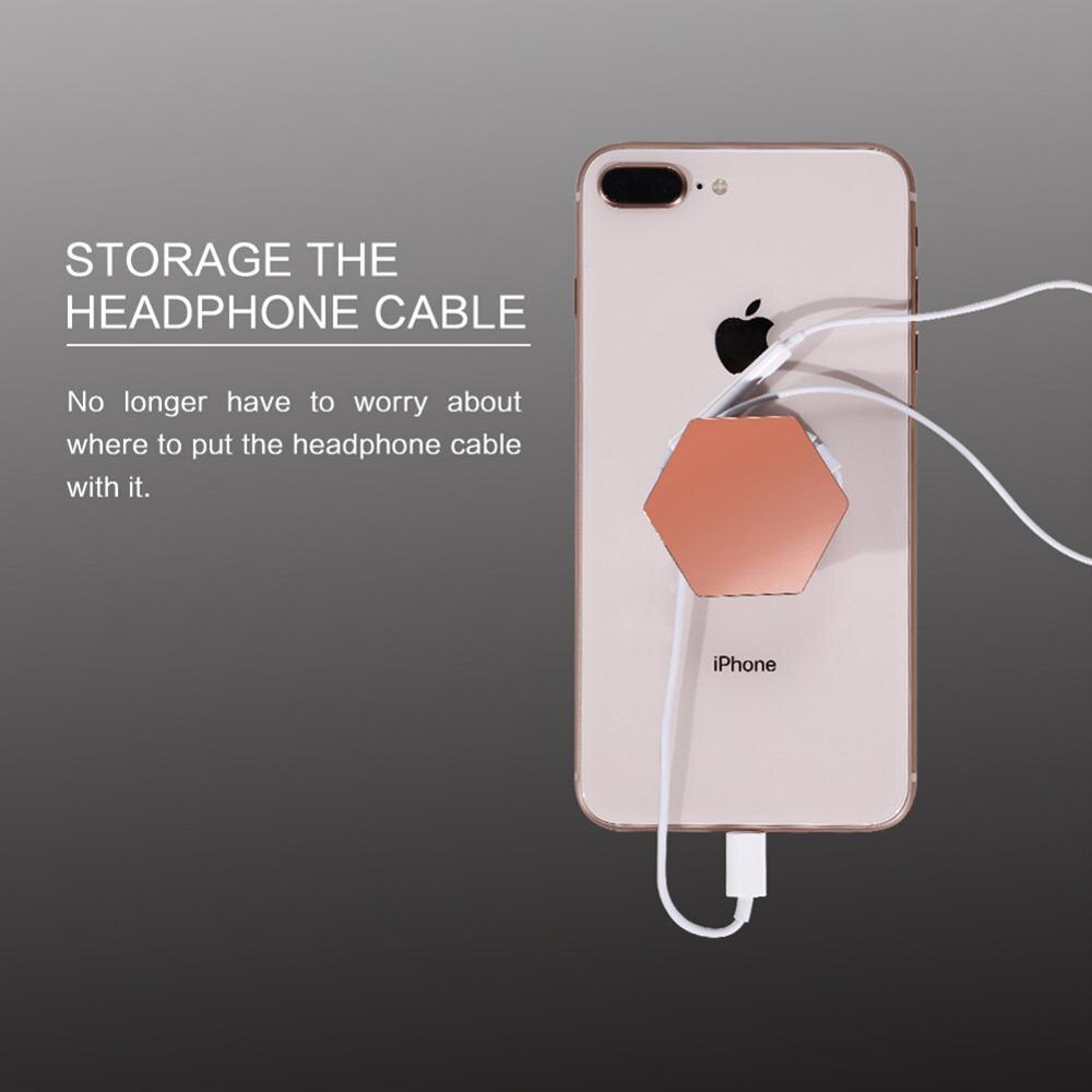 Anneau de Support universel hexagonal en plastique pour iPhone X, anneau d'extension pour téléphone portable de voiture