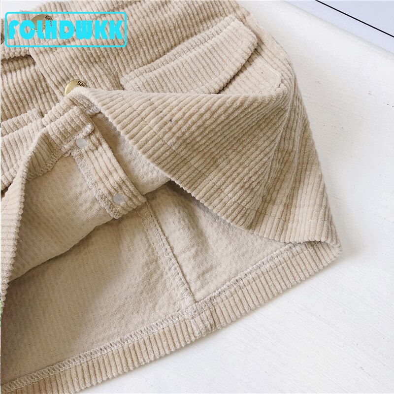 FCLHDWKK Gonne Delle Ragazze Per I Bambini 2019 di Inverno di Autunno Nuovi Bambini di Arrivo Dei Vestiti Dei Bambini Gonne di Velluto A Coste Del Bambino bambina Gonne 1-7Y