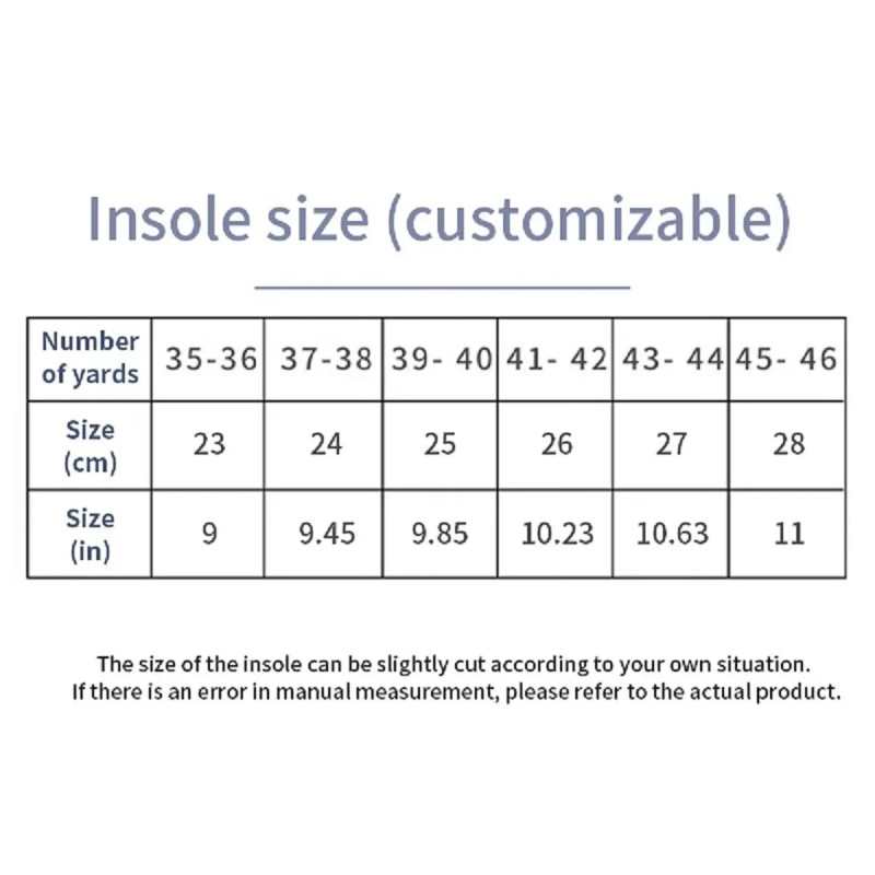 1Pair Sport Orthopedic Insoles for Shoes PU Air Cushion Sole Soft Shock Absorption Deodorant Breathable Running Insoles