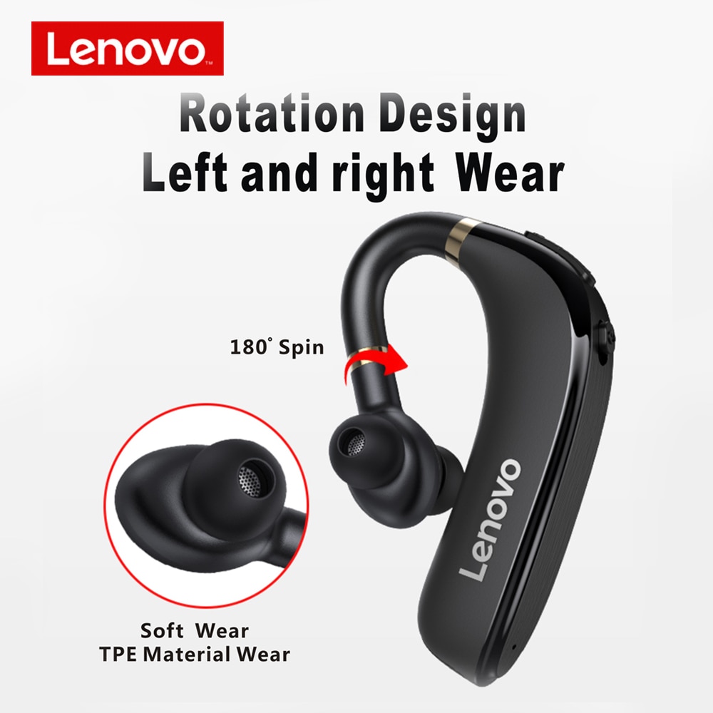 Original lenovo hx106 xe05 pro bluetooth fone de ouvido hd chamada sem fio bluetooth 5.0 fone com microfone redução ruído alta fidelidade estéreo