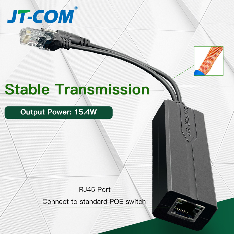 POE Splitter 48V To 12V POE Connectors Splitters Extender Injector IEEE802.3af/at 10/100M For Hikvision POE Splitters