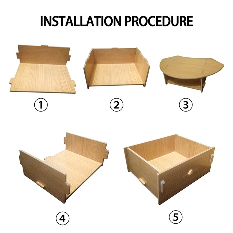 Computer Stand Office Desk Corner Storage Thicken MDF Monitor Height Increase Stand Wall Corner Practical Shelf