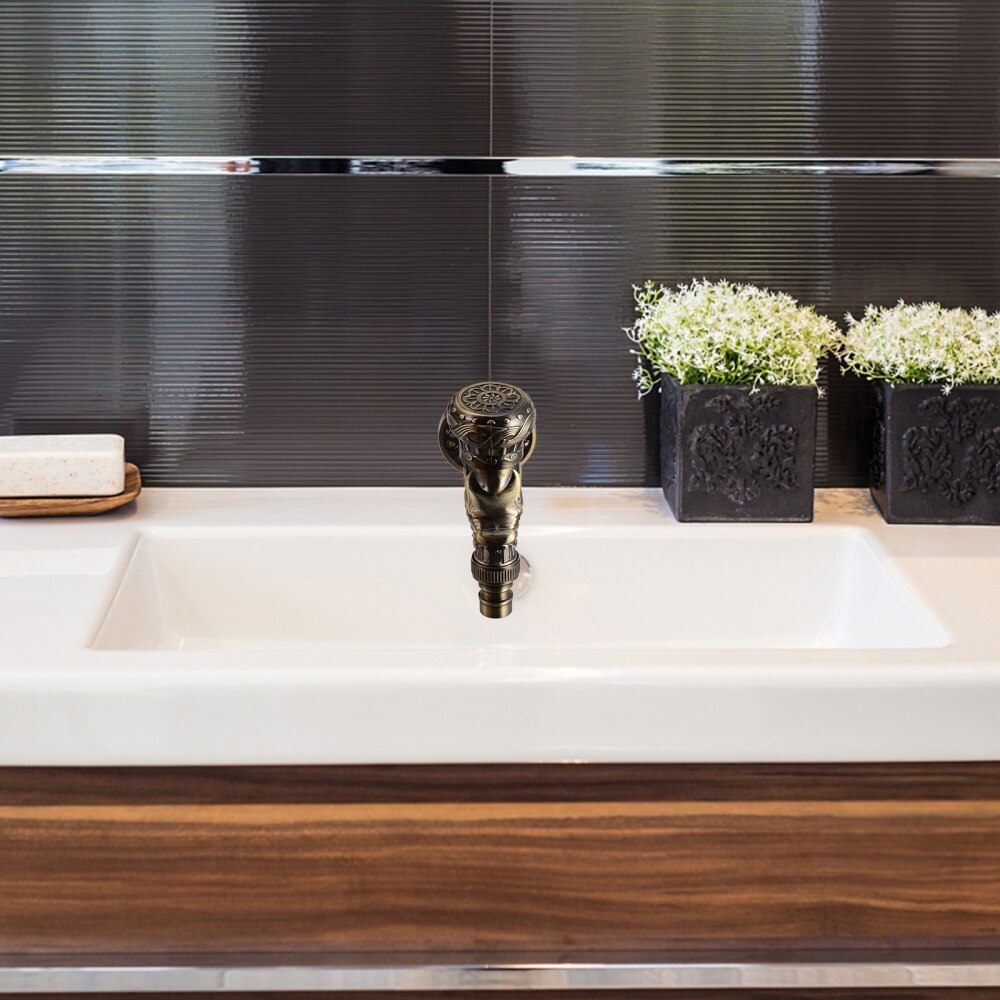 1pc Wall Mount Kitchen Bathroom Sink Zinc Alloy Basin