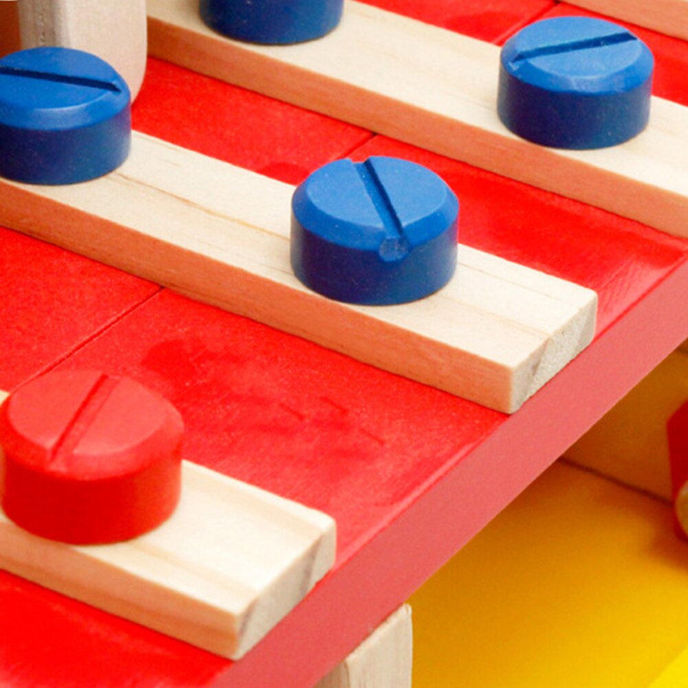 Fantasiespel kinderset kinderen ingenieur sleutel werkbank gereedschapsset schroevendraaier speelgoed weegschaal educatief houten