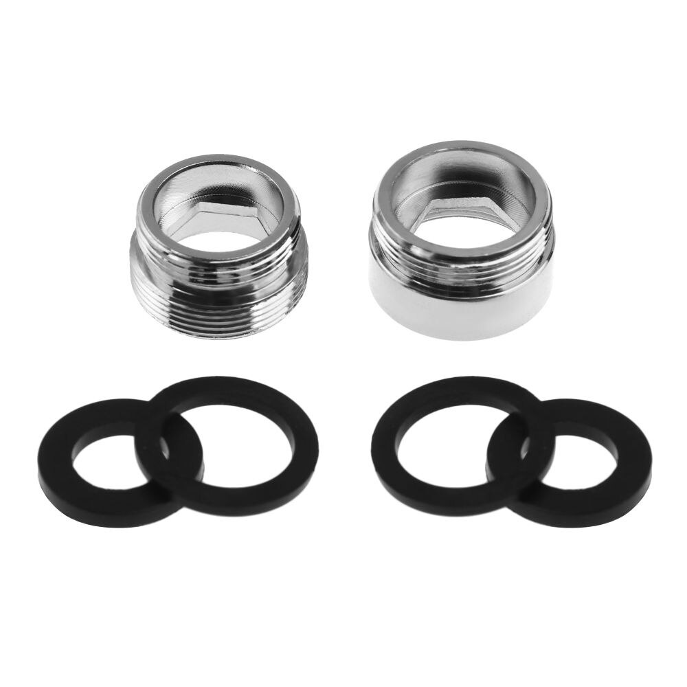 Metal Kitchen Faucet Tap Aerator Outside Thread Tap Aerator Connector With washer Water Purifier Accessories Bathroom Sinks