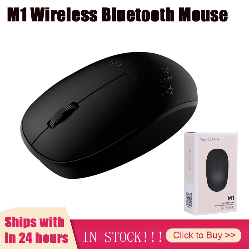 M1 Draadloze Bluetooth Muis 2.4G 1600Dpi Home Notebook Kantoor Mode Stille Draadloze Muis Laptop Computer Randapparatuur