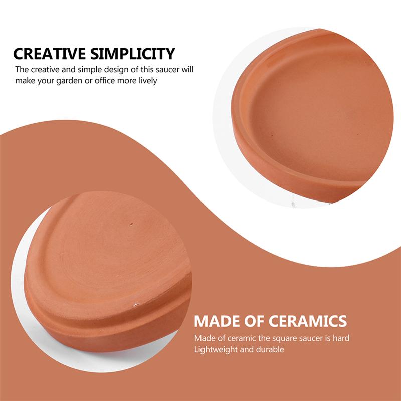 5Pcs Flower Pot Tray Pottery Plant Flowerpot Saucers Planter Pot Holder Gardening Planter Trays Flowerpot Tray Garden Tools