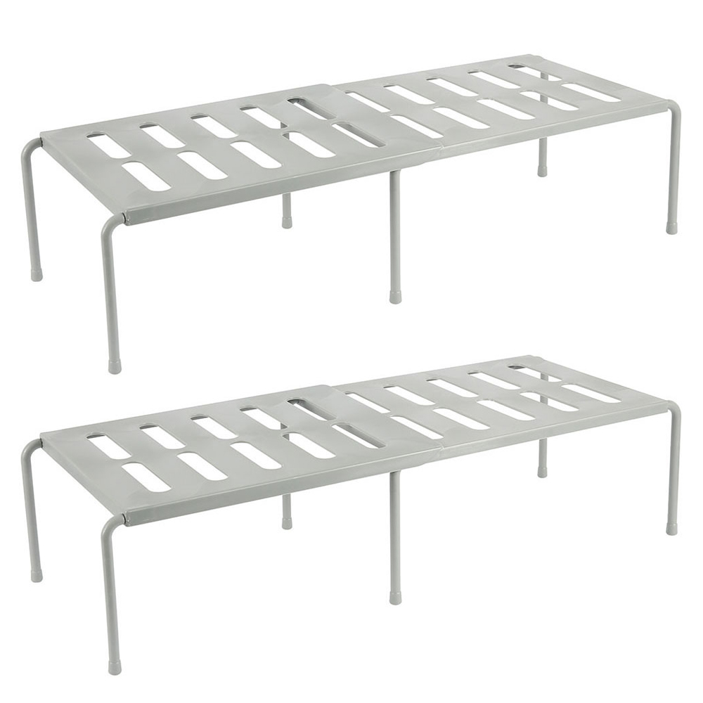 Ausziehbares Küchenschrank-Organizer-Regal für Lebensmittel, Gewürze, Geschirr, Aufbewahrungsregal, platzsparendes Regal, Schrank-Organizer-Halter: Licht Gelb