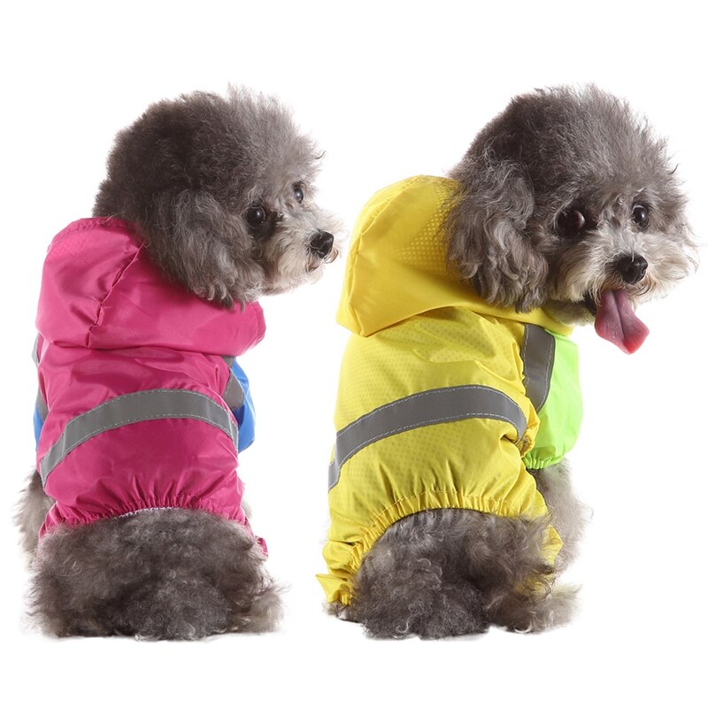 Vandtæt kæledyr hund regnfrakke tøj hundehvalp jakke kostumer plus størrelse xxl regnfrakke til hundetøj regn