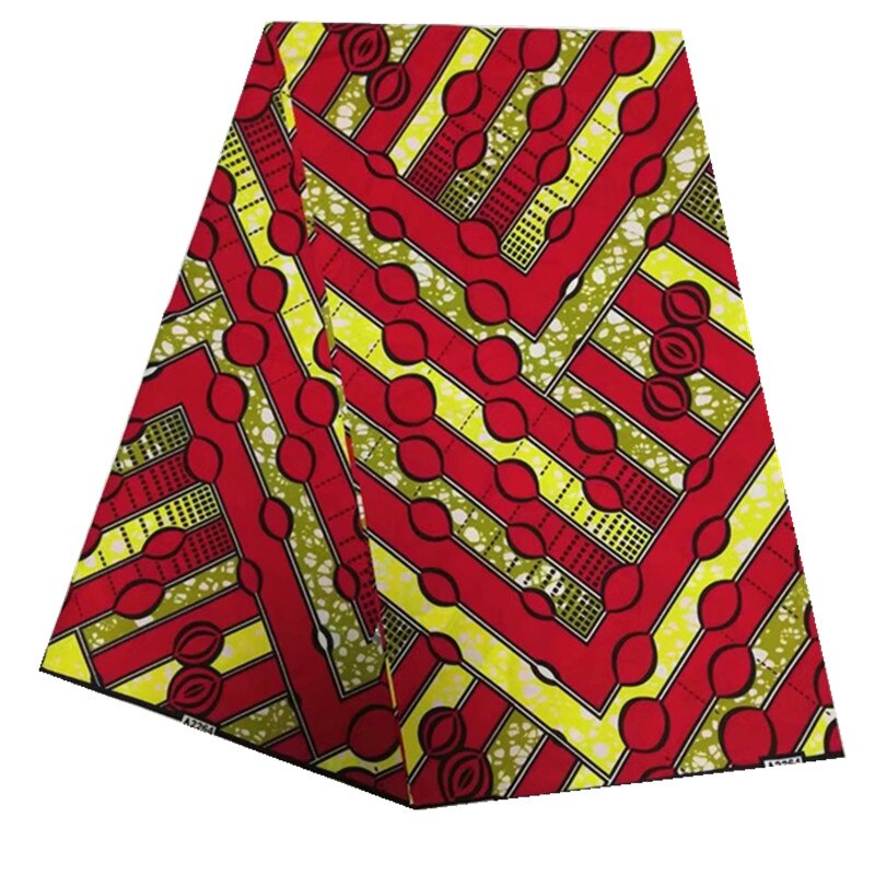 White Stripes Soft African Print Fabric Ankara Wax 100% Cotton Nigeria Style NN0809-47: As picture 13