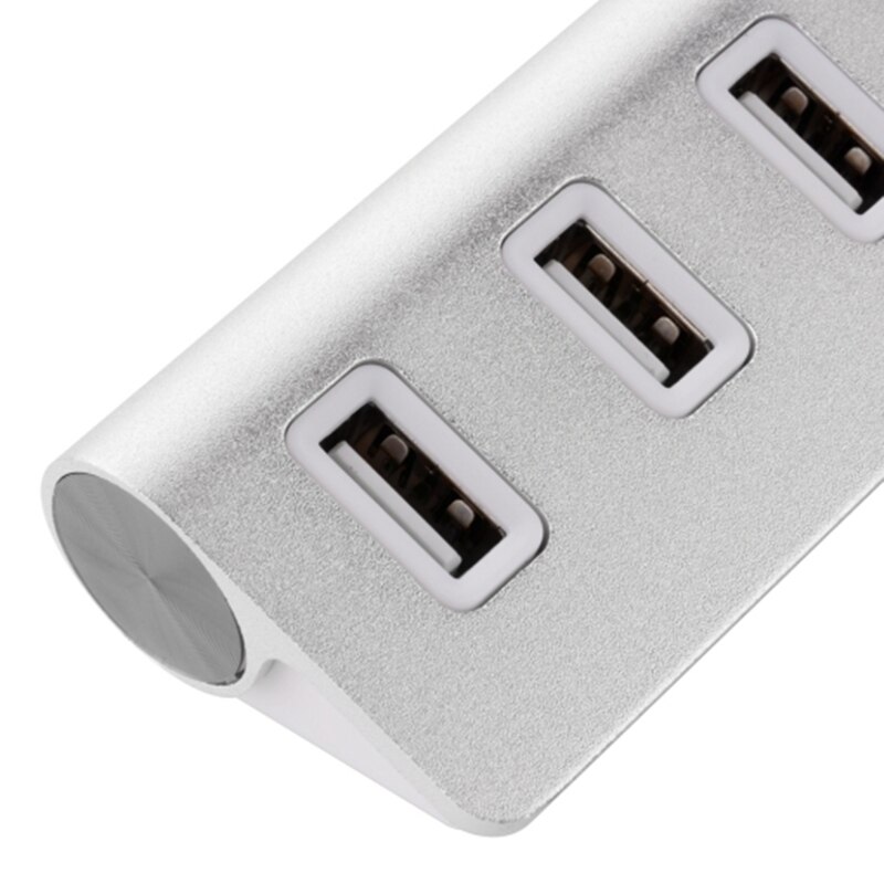 Multi Usb 2.0 Hub 4 Port Adapter Splitter Power Interface for Macbook PC