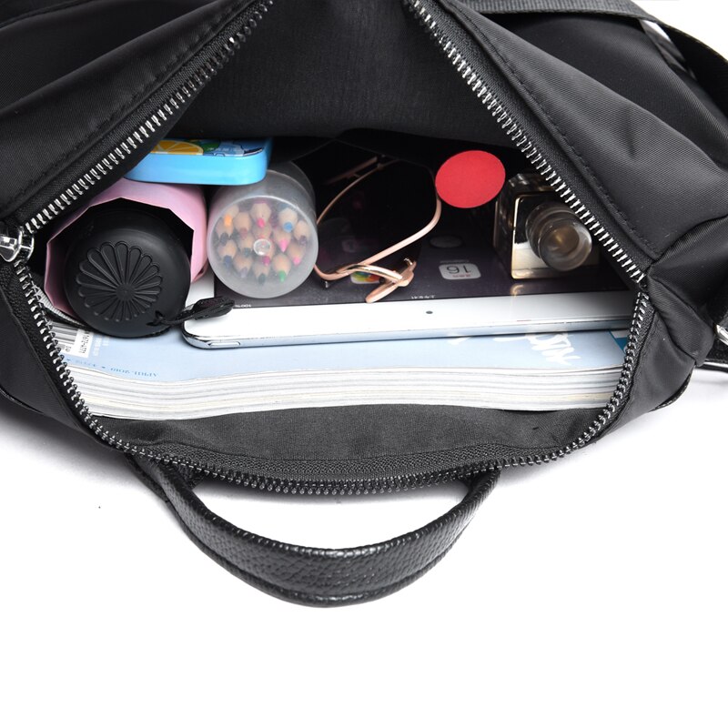 Zaino Oxford classico da donna per ragazze borsa a tracolla impermeabile stile Preppy borsa da scuola Casual da donna di grande capacità