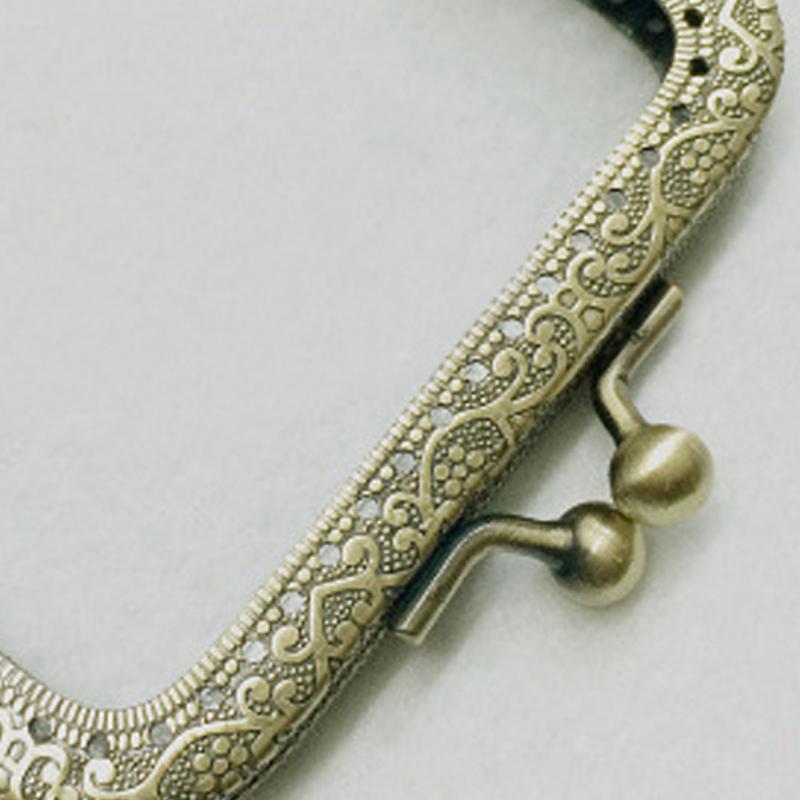 1 Pc Metalen Frame Kus Sluiting Arch Voor Portemonnee Tas Accessoires Diy Brons 8.5 Cm Purse Frame