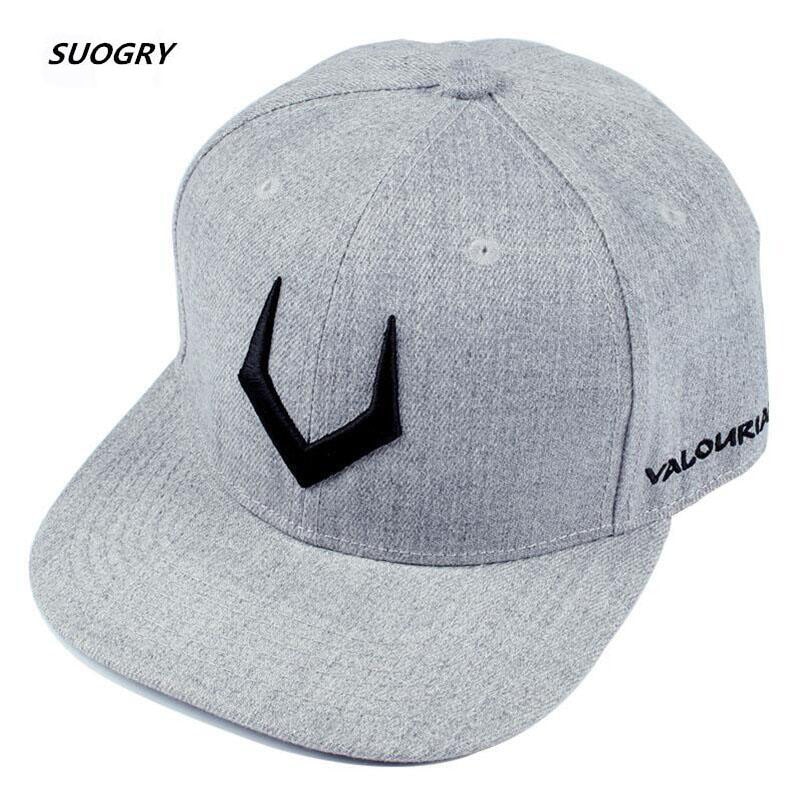 SUOGRY Grey Wool Snapback 3D Pierced Embroidery Hip Hop Cap Flat Bill Baseball Cap For Men And Women