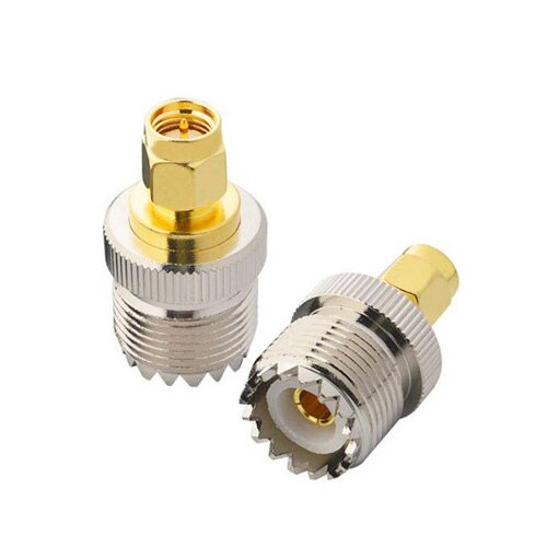 1pcs RF connector RF adapter UHF-SMA SMA Female male To UHF Male PL259 SO239 Connector RF Coax Coaxial Adapter: SMA-M-to-SO239