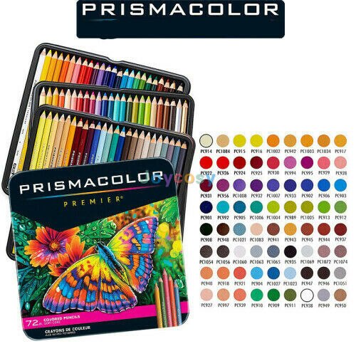 72 150 Prismacolor Artist Color Pencils Set Soft Core Colored Pencil Colores Profesionales Crayon De Couleur School Art Supplies