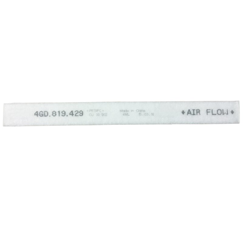OEM External Air Conditioning Filter Cabin Filter With Fixed Frame Bracket For A6 S6 A6L A7 RS6 RS7 4GD 819 429 4GD 819 343