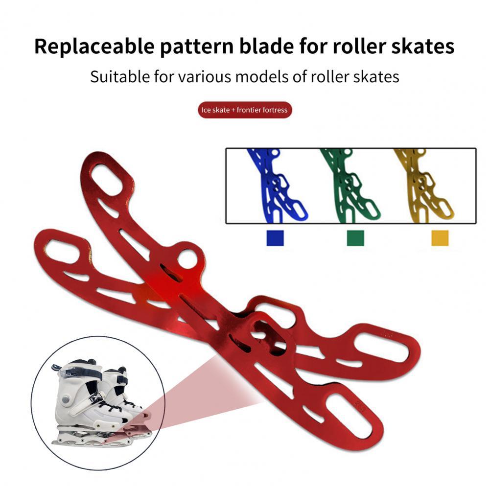 Ice Skating Blade Figure Ice Hockey Skate Replaceable For Adult Kid Roller Skates Transformer Ice-Skating Shoes