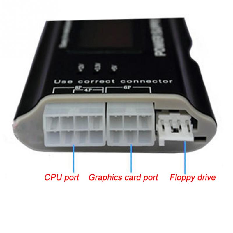 Power Supply Tester Digital 20/24 Pin Computer Check Display LCD Measuring PC LCD Power Supply Tester