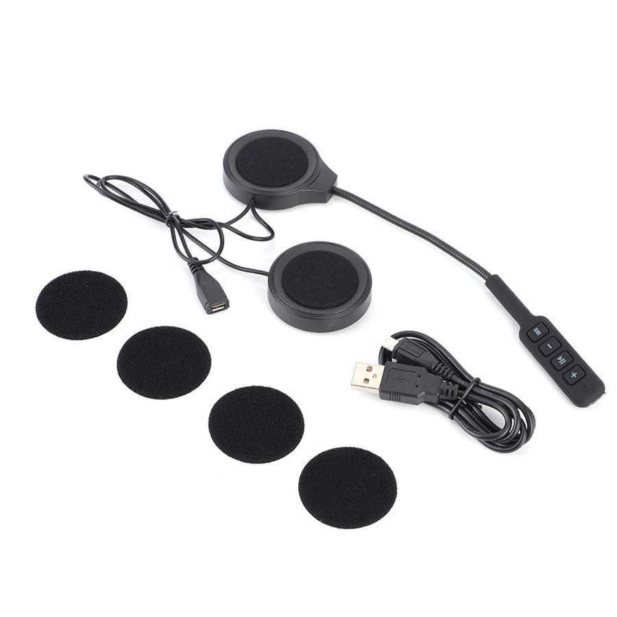 Helmet Headset ABS Material Portable Bluetooth Helmet Adapter Headphone Waterproof Anti-Interference Motorcycle Riding: Default Title