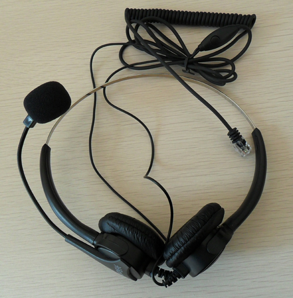 Wired Handy Headset mit Noise Cancelling Boom Mic