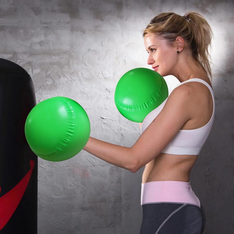 Aufblasbare Boxhandschuhe, PVC-Kasten-Spielhandschuhe, interaktive Boxhandschuhe, Luftballons, trainieren, Stanzhandschuhe, 1 Paar für Männer