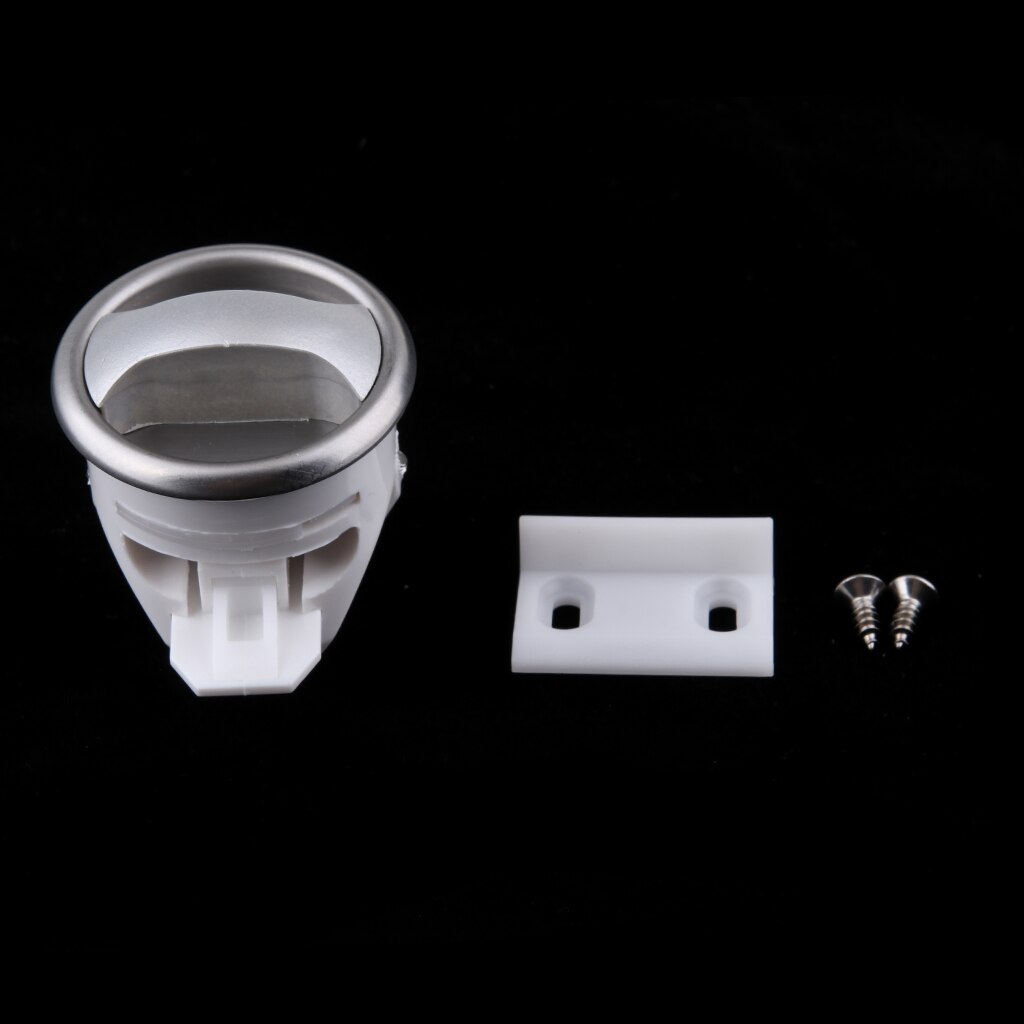 Chrome Twist Button Latch Lock Cupboard Door Knob for RV Camper Marine Boat