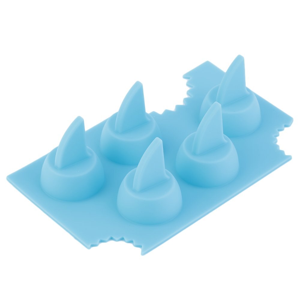 Cool Silicone glaçon gel moule requin 3D forme glace plateau crème glacée outils pour été fête Bar cuisine