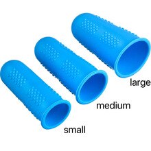 Rubber Thumb Finger Tips Protector Elastic Craft-work Anti-Burn Cot Scald-Proof Supplies