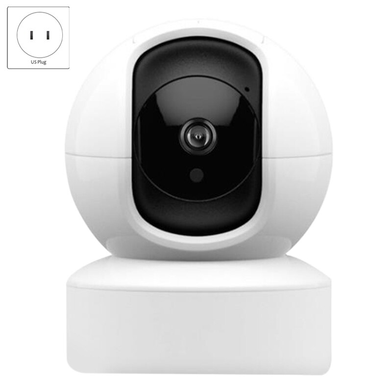 Indoor Security Camera Wifi Camera 360 Degree Home Camera With Night Vision Sound Detection Humanoid Tracking-US Plug