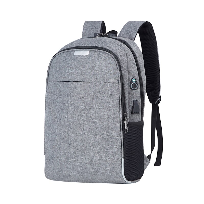 OUBDAR 15.6 &quot;Laptop Rucksack USB Ladung Rucksack Reise Daypacks Männlichen Anti Diebstahl Mochila Freizeit Große Kapazität Männer Schul: grau