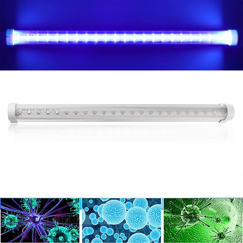 30cm LED Germicidal Ultraviolet Lamp UV Light Bar Sterilamp Fresh Air 2835SMD For Bathroom Kitchen Toilet Bedroom AC 85-265V