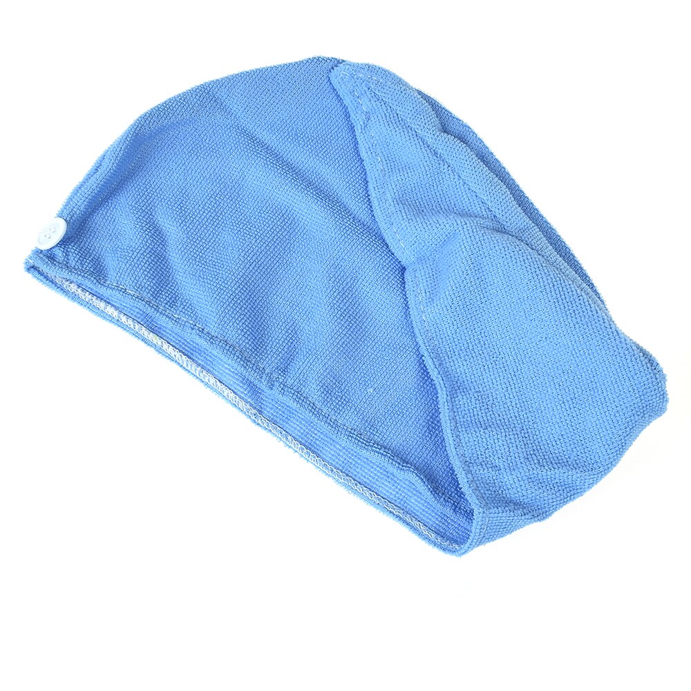 1pc hår håndkle cap tørking wrap lue turban twist loop hår magisk hårføner håndkle tilfeldig farge