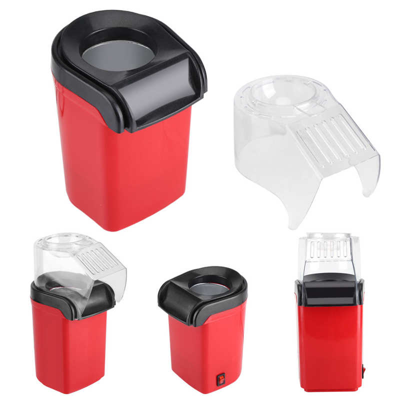 Electric Corn Popcorn Maker Household Automatic Mini Air Popcorn Making Machine DIY Corn Popper Children