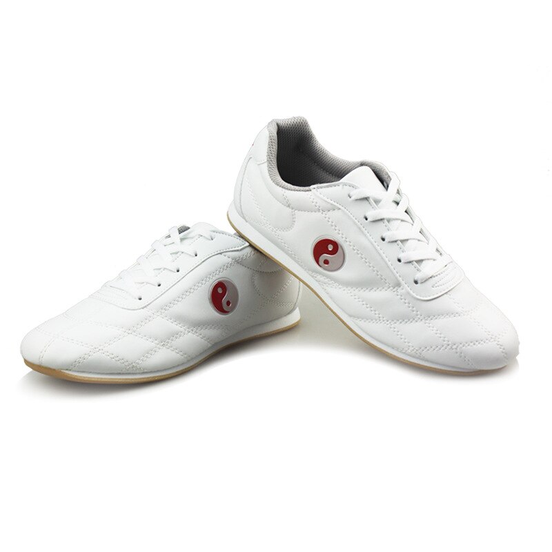 Kung Fu Tai Chi Shoes Martial Arts Sports Wing Chun Wushu Excercise Sneakers: White / 43