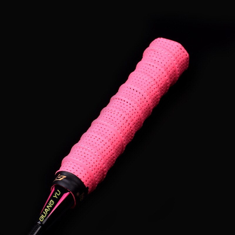 Quille colle à main, poinçonnage respirant antidérapant absorbant la sueur, ceinture, Badminton colle à main, canne à pêche, bande de poignée
