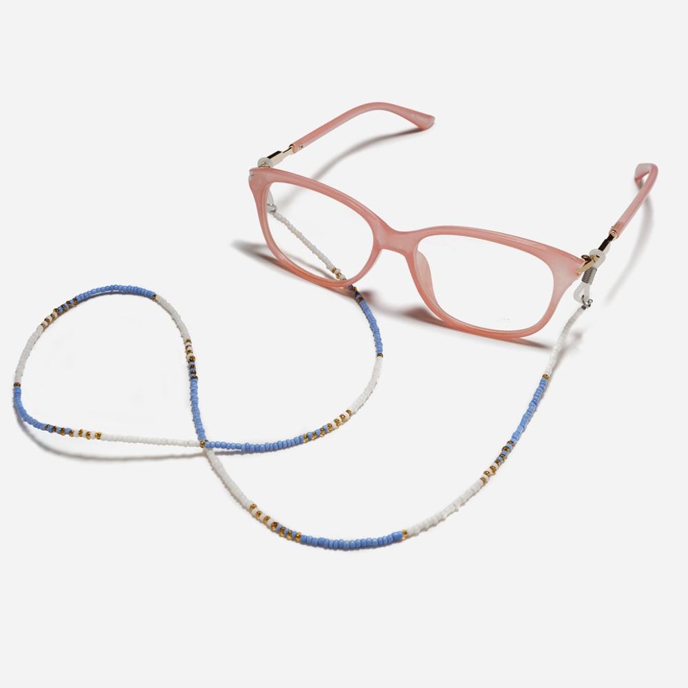 Dames gekleurde kralen kettingen voor brillen, hangende zonnebrillen, leesbrillen ketting, brillenkoordhouder, nekband, touw