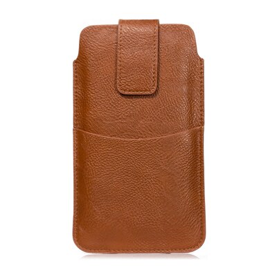 PU Leather Wallet Belt Clip Pouch Phone Case For Samsung Galaxy Note9 8 S9 S8 S7 S6edge For iPhone/Huawei/xiaomi/Sony/Asus/Nokia: 5.7-6.0 inch / Brown