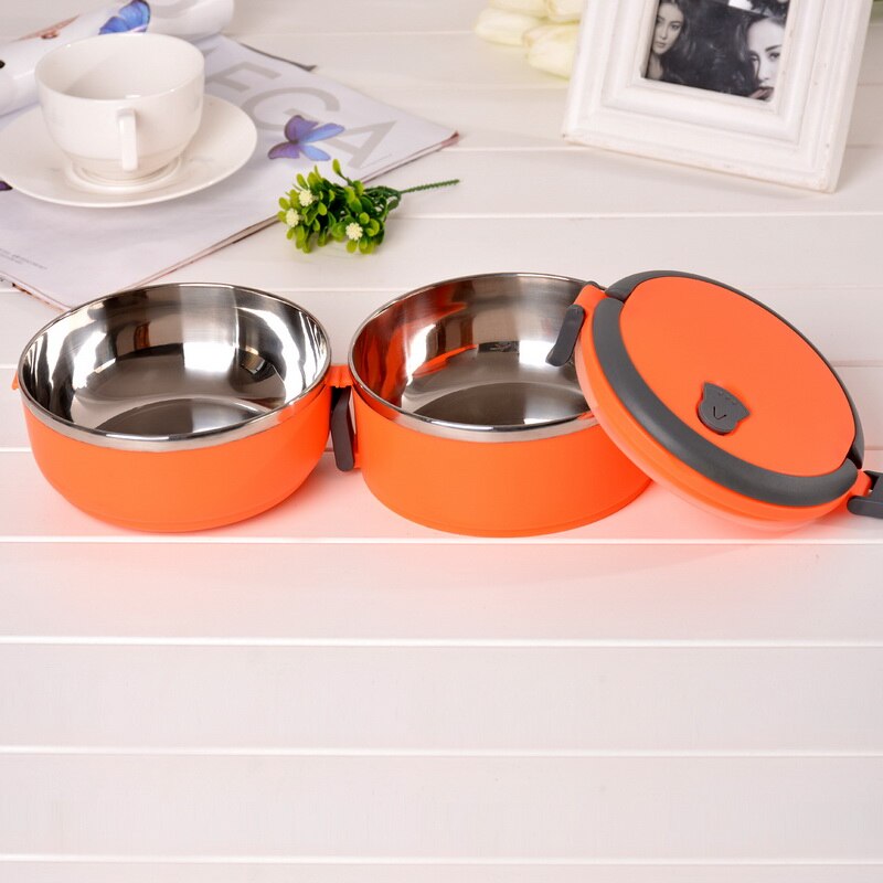 1 Layer Portable Stainless Steel Insulation Bento LunchBox Children's Thermal Food Container Food Box Lunchbox
